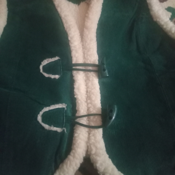 🤠Clean Lines Classics By Levad Fashion Leather & Faux Fur Vest Size Medium - Picture 3 of 4